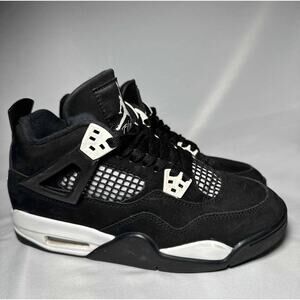 Size 6.5 - Nike Air Jordan 4 Retro GS White Thunder Men's Shoes